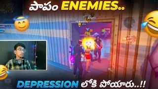 randi babu randi 😂 Free Fire Ranked Match Funny Gameplay 😉  Free Fire Telugu 💕 [upl. by Savick]