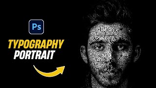 Text Portrait Effect Photoshop Tutorial  GFX Tutorials [upl. by Lexy]