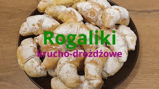 Najlepsze rogaliki krucho  drożdżowe 🥐🥐  agatabodkuchni [upl. by Rawlinson]