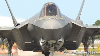 F35A Lightning II Demo 2019 Melbourne Air Show [upl. by Schott]