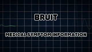 Bruit Medical Symptom [upl. by Thomsen]