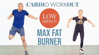 Fat burning high intensity low impact home cardio workout [upl. by Valerie]