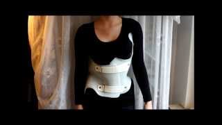 Skoliose mein NEUES Korsett aus der Kur  my new back brace [upl. by Jayne714]