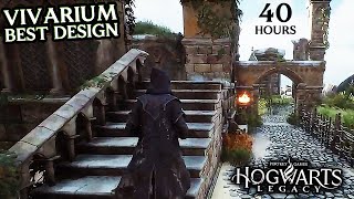 Hogwarts Legacy This Vivarium Took 40 HOURS TO Make Amazing Design [upl. by Floro]