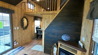 The Ultimate Log Cabin Tiny House on Wheels RVIA approved [upl. by Bronwyn]