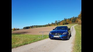 2017 MercedesBenz CKlassecclass C220d TModell  Review Fahrbericht Testdrive Probefahrt [upl. by Barnum]