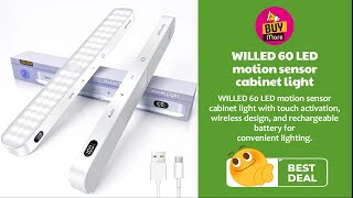 WILLED Motion Sensor Cabinet Light [upl. by Adnolohs]