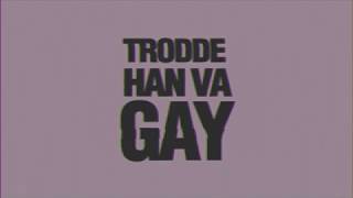 Albatraoz  Trodde han va gay LYRIC VIDEO [upl. by Eniamzaj]