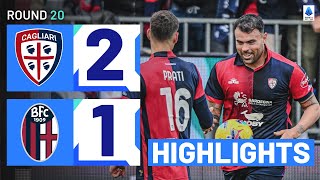 CAGLIARIBOLOGNA 21  HIGHLIGHTS  Huge comeback win for the Sardi  Serie A 202324 [upl. by Koby]