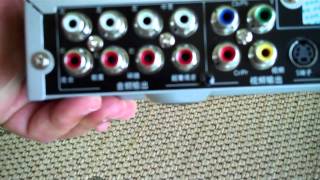 How to connect a standard DVD player to a TV [upl. by Faucher]