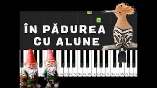 In Padurea Cu Alune  Tutorial Pian [upl. by Delphinia]