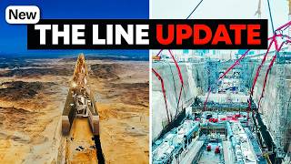 THE LINE  NEOM Latest Construction Update  2024 [upl. by Sarkaria]