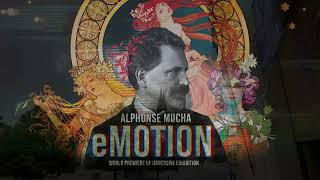 Alphonse Mucha  eMotion immersive exhibition  worldpremiere Prague 2022 [upl. by Eirrehs]