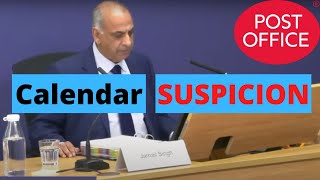 Post Office Lawyer becomes SUSPICIOUS about CALENDAR DATES [upl. by Elgna]