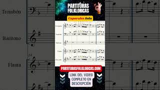 💃Partitura Caporales Sola del grupo Renovación Andina🎺 [upl. by Nomsed]