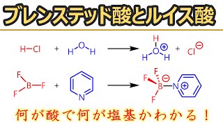 ブレンステッド酸塩基とルイス酸塩基とは？基本から解説 [upl. by Savinirs]