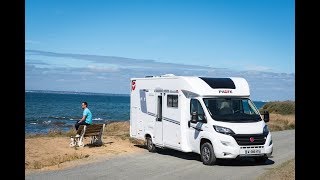 Vidéo  Essai du campingcar profilé Pilote P696D Essentiel [upl. by Ednew]