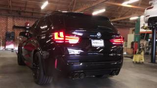 BMW F85 X5 M with FI Exhaust  Catless Downpipe [upl. by Zachery]