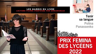 Les Mardis du livre  extrait de quotTenir sa languequot de Polina Panassenko  Lecture filmée [upl. by Lilybel]