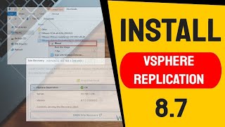 How to Deploy amp Configure VMware vSphere Replication 8 7 [upl. by Siulegroj]