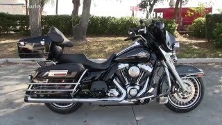 2011 Harley Davidson Electra Glide Classic Rinehart Exhaust [upl. by Eive]