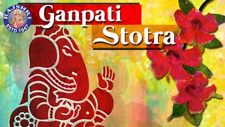 Ganpati Stotram With Lyrics  Pranamya Shirasa Devam  Sankat Nashak Ganesh Stotram  Rajshri Soul [upl. by Konstance]