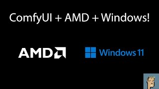 AMD GPU  Windows  ComfyUI How to get comfyUI running on windows with an AMD GPU [upl. by Oisangi677]