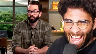 Matt Walsh CRIES Over Super Bowl Commercials  Hasanabi reacts [upl. by Ecikram]