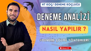 Yks Deneme Analizi Nasıl Yapılır  Deneme Çözme YöntemleriTurlama TaktiğiDikkat edilecekler ❗👈⚡ [upl. by Fotina]