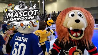 4K 2022 NHL All Star Mascot Showdown  Broomball [upl. by Sinnaiy]