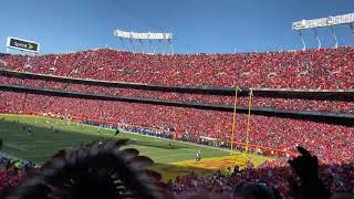 Kansas City Chiefs Tomahawk Chop 2020 AFC Championship Game [upl. by Ilrebma]