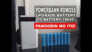 Powerbank Romoss Upgrade Battery Tagalog Tutorial [upl. by Aileda27]