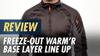 Freeze Out WarmR Base Layer Line Up at CycleGearcom [upl. by Carder]