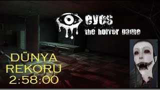 Eyes The Horror Game Speedrun 25800 DÜNYA REKORU [upl. by Junius379]