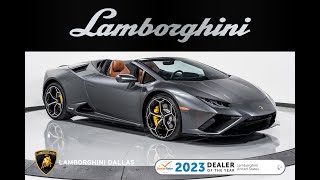 2022 Lamborghini Huracan EVO Spyder L1616 [upl. by Hgielime]