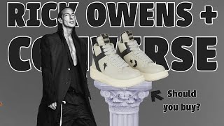 Rick Owens x Converse Turbowpn Pelican Review [upl. by Saber]