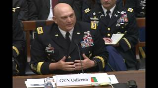 Rep Hunter Gen Odierno Sec McHugh House Armed Services Committee WFED [upl. by Rouvin]