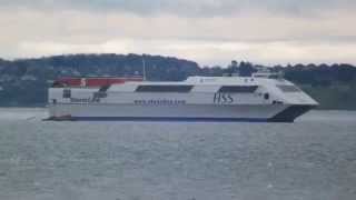 STENA HSS VOYAGER ON HER LAST TRIP 5513 [upl. by Metzger]