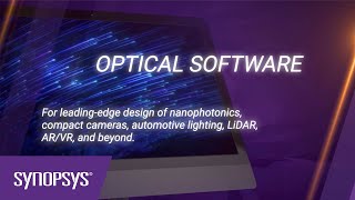 Synopsys Optical and Photonic Solutions Software  Synopsys [upl. by Ydurt131]