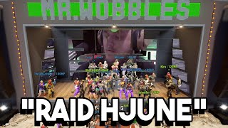 EVERYBODY RAID HJUNE  Mr Wobbles Twitch Rivals 2023 [upl. by Reinhart]