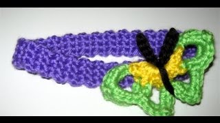 how to crochet a basic headband simple and easy [upl. by Lory]