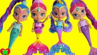 Genie Shows Shimmer and Shine Rainbow Zahramay Color Changing Mermaids [upl. by Naida987]