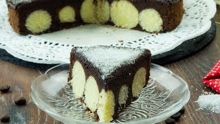 Torta al cioccolato e con palline di ricotta è ideale  SaporitoTV [upl. by Sailesh317]