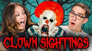 PARENTS REACT TO CREEPY CLOWN SIGHTINGS COMPILATION [upl. by Airehc153]