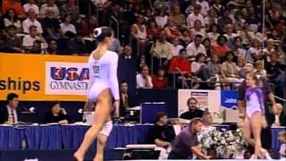 Dominique Moceanu  Floor Exercise  1998 US Gymnastics Championships  Women  Day 2 [upl. by Trust]