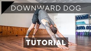 Downward Facing Dog Tutorial  Breathe and Flow Yoga [upl. by Eniroc]