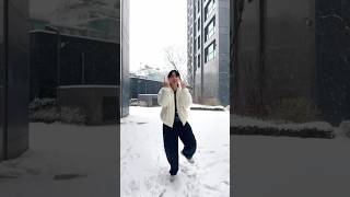 The heaviest snowfall in Korea in 42 years ❄️☃️ shorts [upl. by Ecirtemed]