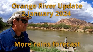 Orange River Update 2 January 2024 Van der Kloof Dam level rising [upl. by Yoc501]