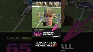 Madden ratings and simulations are horrible madden nfl greenbaypackers [upl. by Etteniuq]