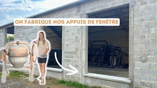 Comment faire un appui de fenêtre  Maçonnerie  EP8 [upl. by Enihpesoj]